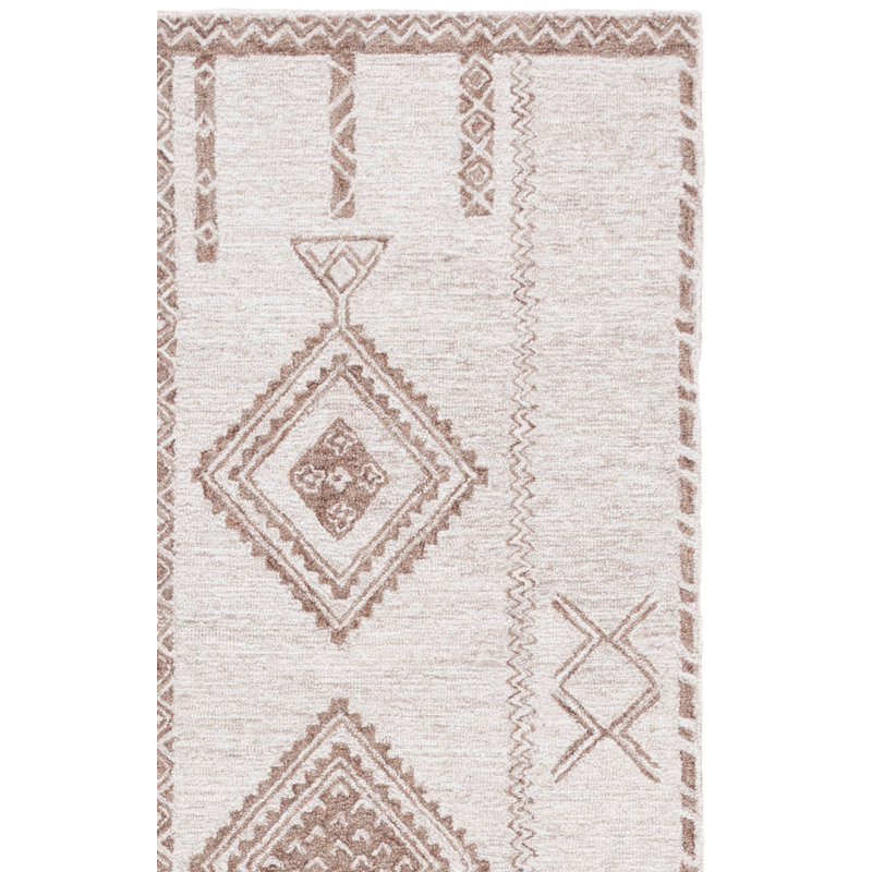 Uriel Hand Tufted Wool and Cotton Area Rug , Runner 2'3" x 8'
