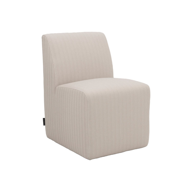 Outdoor Chair Outdoor Dining Side Chair, Beige