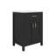 Ensemble de meuble-lavabo 24 po avec lavabo en céramique élégant et compact 2 portes à fermeture douce-87098744-87098749