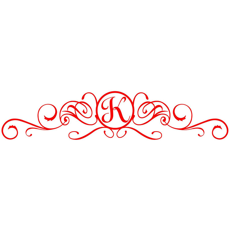 Text & Numbers Non-Wall Damaging Door Decals, 3" H x 14" W, Yes, Red