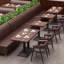 Bancs de restaurant simples et décontractés-99160303