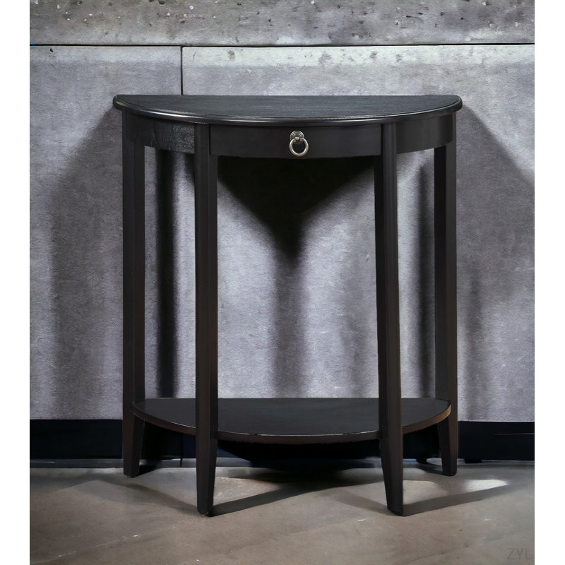 Classic Half-Moon Console Table
