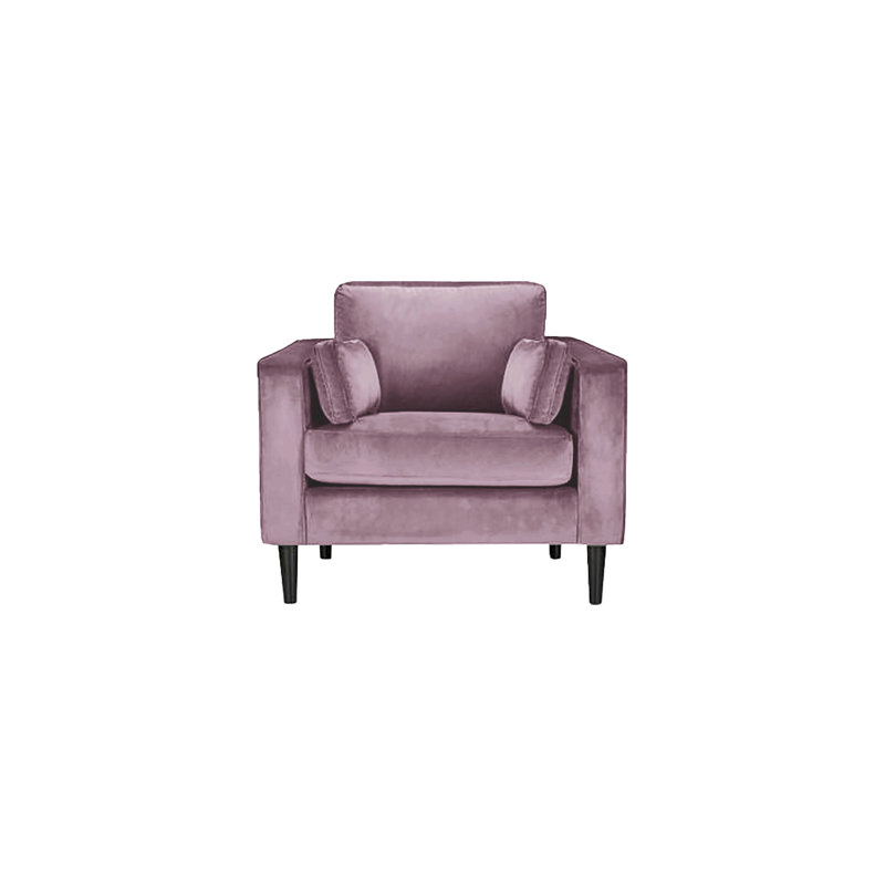 Millerville Velvet Armchair, Lavender