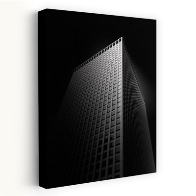 Lignes, architecture contemporaine abstraite, art mural