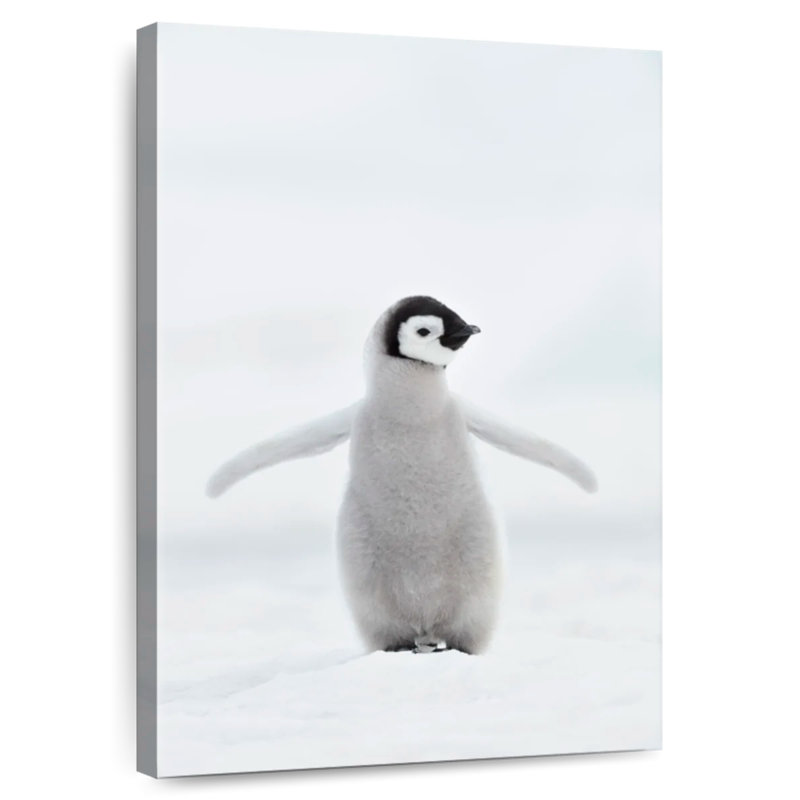 Brampt Lone Emperor Penguin, 36" H x 24" W