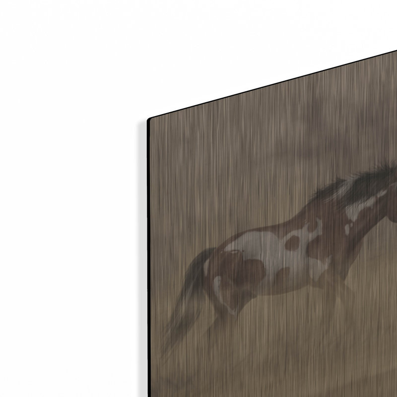 Art mural en métal Winston Porter «Misty River 2» par Gordon Semmens, H 16 po x l 24 po