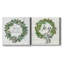 Snowberry Wreath - Ensemble de 2 reproductions d'art sur toiles tendues-768539480