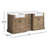 Claire 72'' Double Bathroom Vanity with Top-1748770413