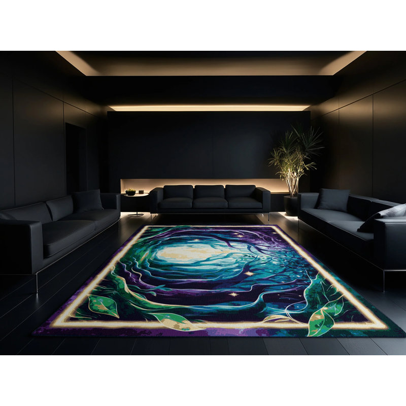 Cosmic Sprouts Rug, Rectangle 5' x 8'