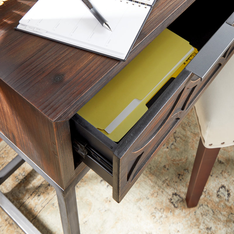 Amata Solid Wood Credenza Desk