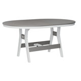 Berlin Gardens Harbor Regular With White Base 64″ Oblong Table