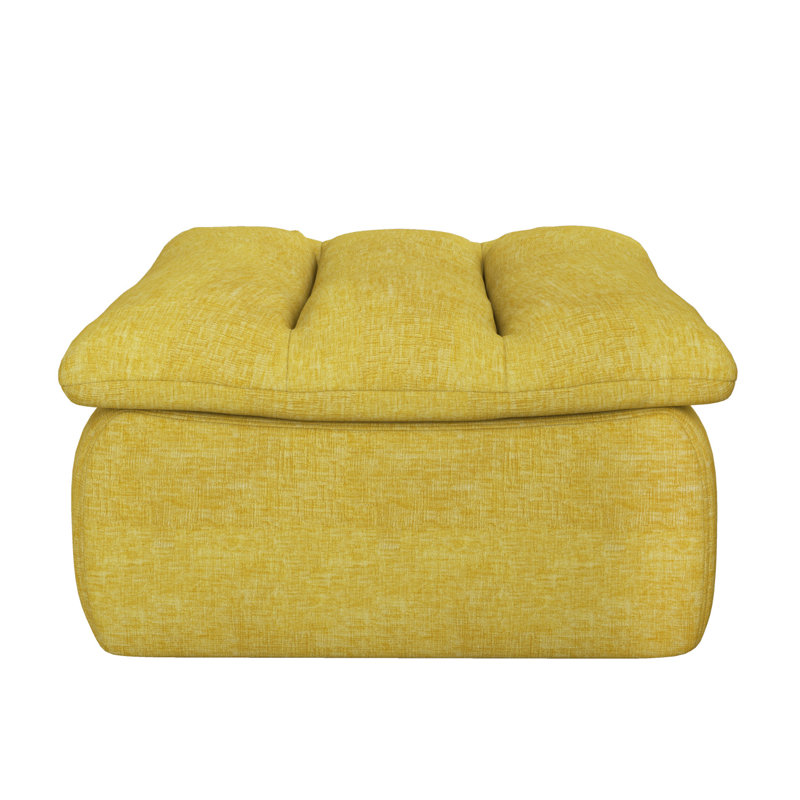Repose-pieds sans bras Lazy, Jaune