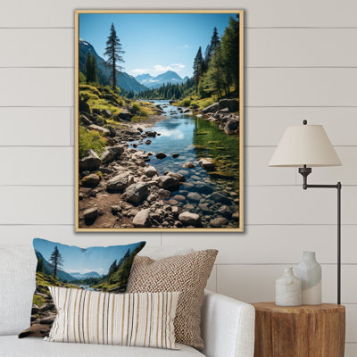 Behja Canada, paysage d'émeraude sauvage sur toile