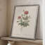Impression florale vintage encadrée CLX III - bois massif-1382270628