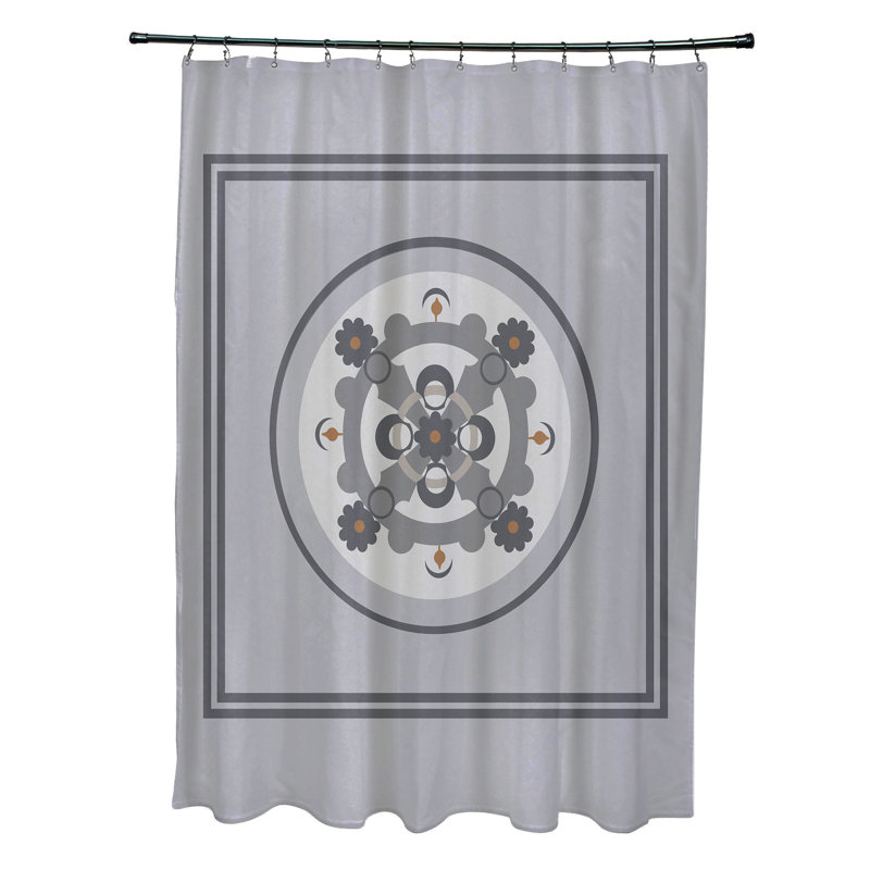 Rideau de douche Anita, Gris / Gris foncé
