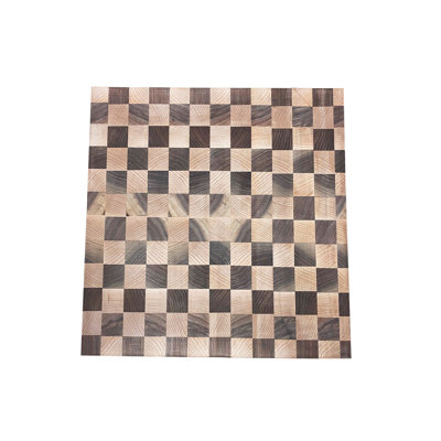Maple And Walnut Checker End-grain Cutting Board