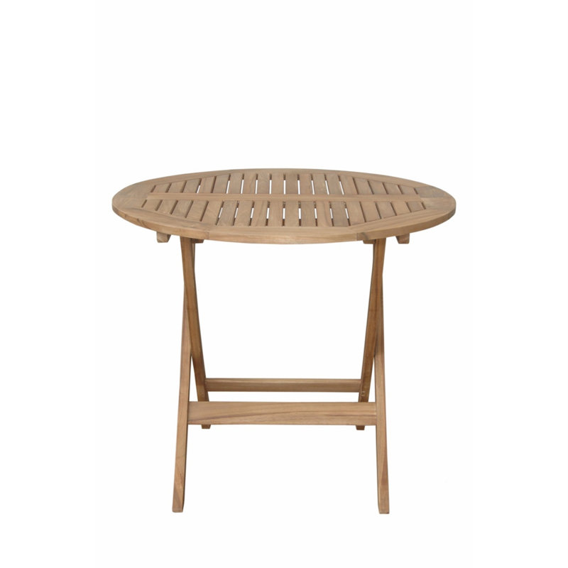 Chester Outdoor Round Teak Bistro Table