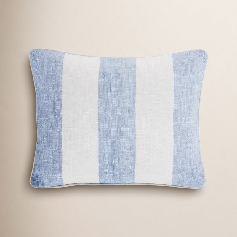 Housse de coussin rectangulaire en mélange de polyester pour auvent intérieur / extérieur, Bleu