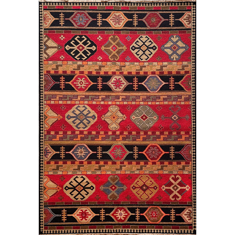 KAZAK 2 RED, Runner 3' x 10'