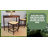 Rustic Ivory 42 Inch Rectangular Bar Table with Compact Seating for Four-728341211
