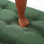 Banc de rangement rembourré, banc d'entrée, banc de bout de lit, repose-pieds pour chambre à coucher, vert rétro, 300 lb