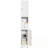 Tall Bathroom Storage Cabinet with 2 Doors and Adjustable Shelves-83110490