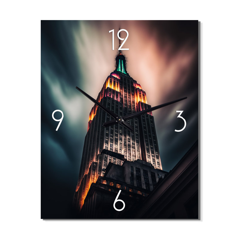 Horloge murale Empire New York, Grand
