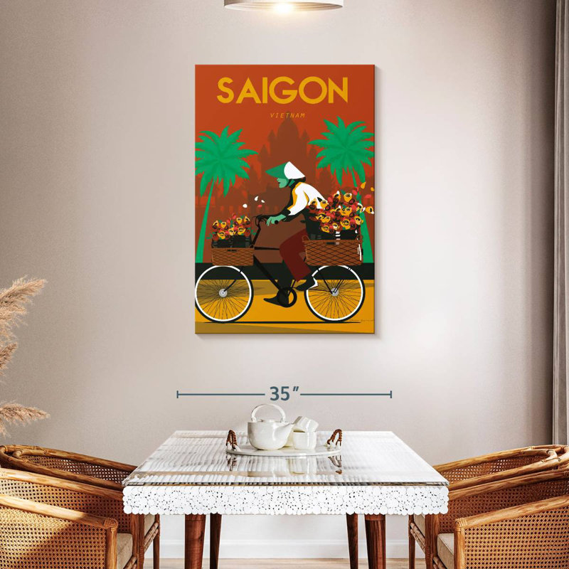 Aime Saïgon, H 45 po x l 30 po
