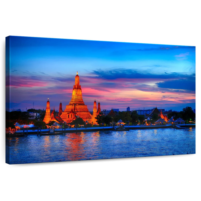 Javetta Twilight At Arun Temple, 20" H x 30" W
