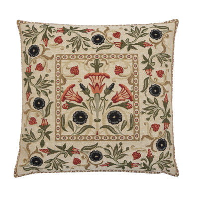 Primrose Tapestry Cushion with Feather Filler 