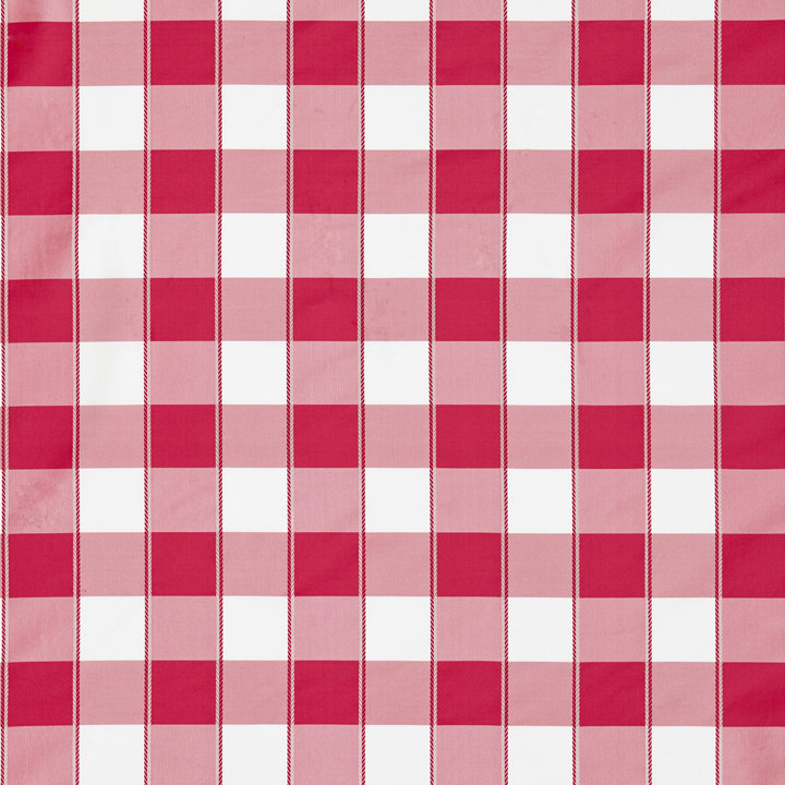 Oriana Chelsea Check Fabric, Cerise