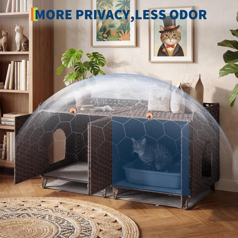 MDF Litter Box