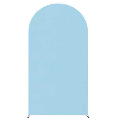 7.3FT Blue Backdrop Large Blue Ceremony Background