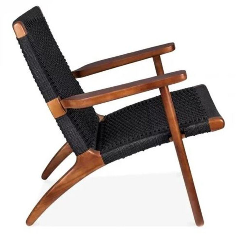 Marillany Upholstered Armchair, Black Mesh, Brown
