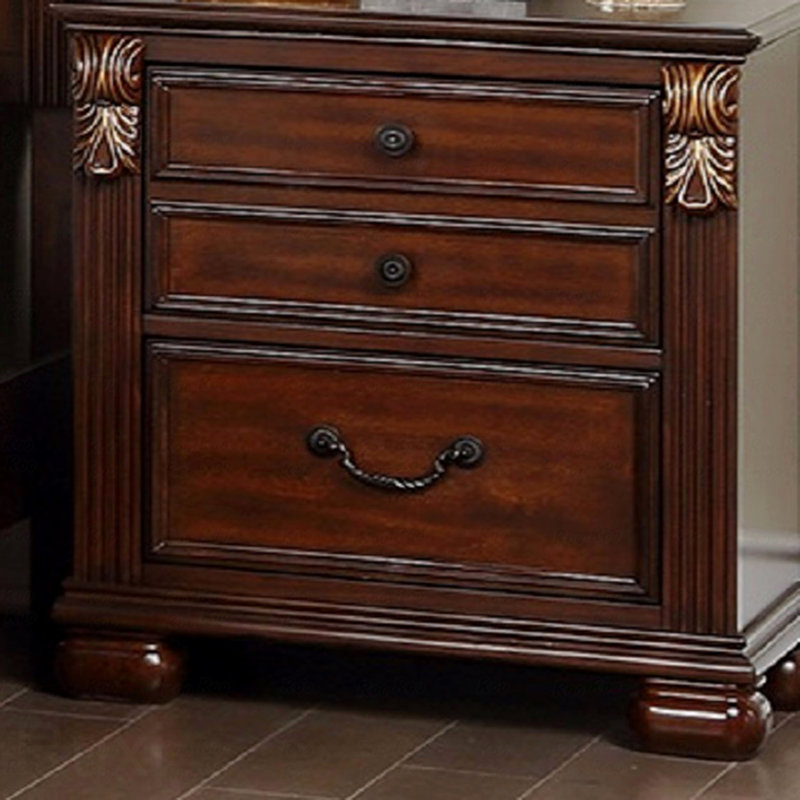 Table de chevet en bois