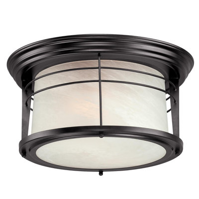 Westinghouse Senecaville Two-Light Outdoor Flush-Mount Fixture