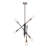 Bosco 6 - Light Black Multi-light Pendant