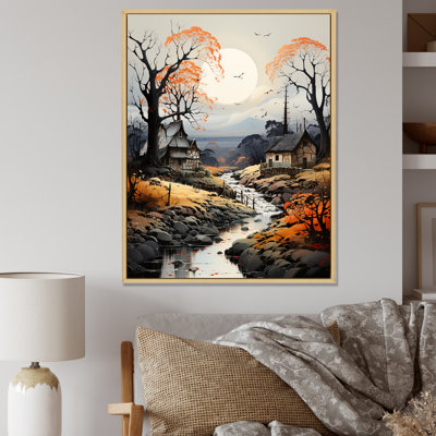 " Countryside Cottage By The River I "