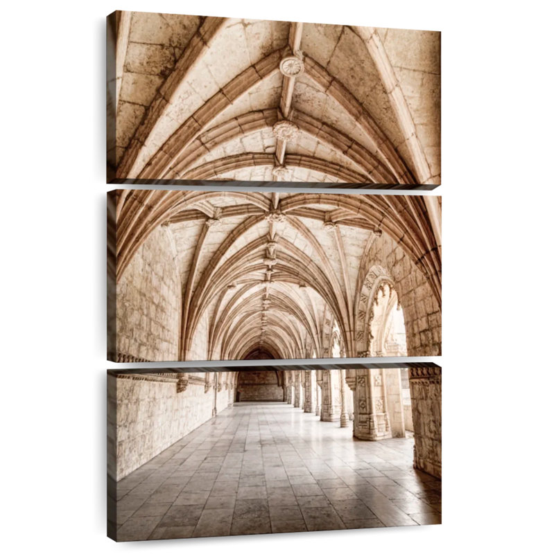Nicci Jeronimos Monastery Corridor, 50" H x 32" W