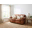 Causeuse en cuir brun 100% cuir Canyon-150006410-150006411-150006415