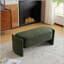 Élégant banc de rangement avec repose-pieds en forme de boucle avec un design simple et grand-1235479849