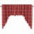 Yannick Cotton Plaid Window Valance
