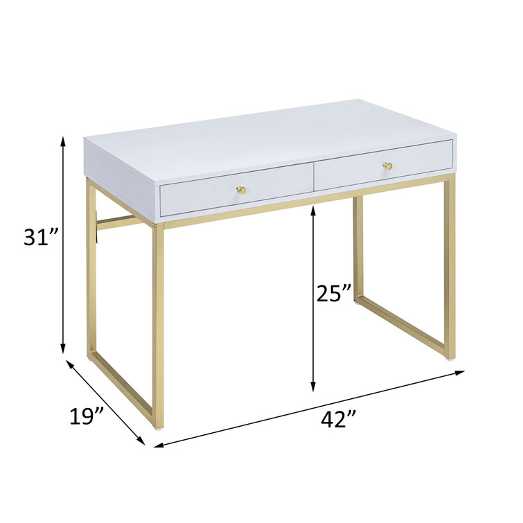 Wood white desk, table top surface in perspective isolated on plaid ba By  Microvector