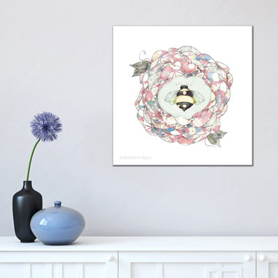 Whimsical Bumblebee by Bluebird Barn - Wrapped Canvas Painting