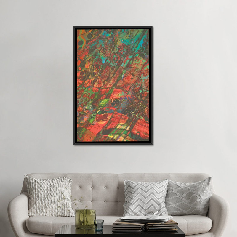 «Nourrissez votre tête III», impression sur toile, Toile avec cadre noir, Pas de tapis, H 48 po x l 32 po x P 1,5 po