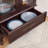 Curio Cabinet Lighted Glass Cabinet Glass Wine Cabinet Curio Display Cabinet With Adjustable Glass Shelves 2 Doors And 1 Drawer Cabinet Sideboard With Bulb Included-970231548