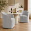 Chaises de salle à manger rembourrées avec roulettes, fauteuil rond entièrement assemblé, fauteuil d'appoint en bois massif pour le salon de la salle à manger-2097069978