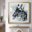 Girafe - peinture encadrée-909316379-909316378