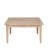 Amina Solid Acacia Wood 4-Person Conversation Set