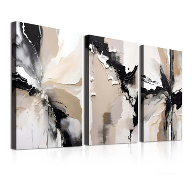 3 Piece Wrapped Canvas Wall Art